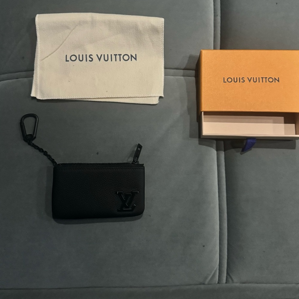 Louis Vuitton key pouch black (Brand New, Never Used)